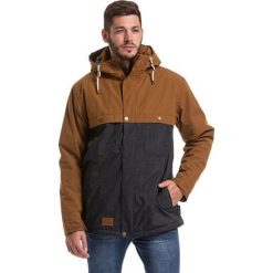 MEATFLY Męska kurtka Dandy 2 Jack et Jacket Dandy 2 Jack et Brown / Antracit heather (rozmiar L). Brązowe płaszcze męskie Meatfly, na zimę, m, bez wzorów, bez kaptura. W wyprzedaży za 280,00 zł.