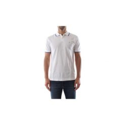 Koszulki polo z krótkim rękawem Calvin Klein Jeans K10K103019 REFINED PIQUET. Białe koszulki męskie Calvin Klein Jeans, s, bez wzorów, z jeansu, z krótkim rękawem. Za 226,13 zł.