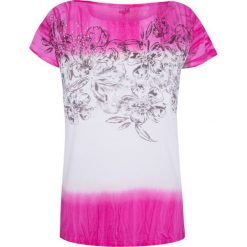 T-shirt DEHA EASY. Różowe bluzki damskie Deha, bez wzorów, z satyny, bez kołnierzyka. W wyprzedaży za 111,00 zł.