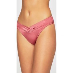 Seafolly - Figi kąpielowe Shine on. Różowe stroje kąpielowe damskie Seafolly, bez wzorów, z elastanu. W wyprzedaży za 119,90 zł.