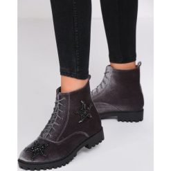Szare Welurowe Botki Perceiving. Szare botki damskie Multu, z weluru. Za 44,99 zł.