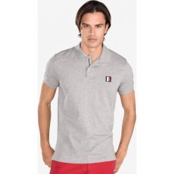Tommy Hilfiger Polo Koszulka Szary. Szare podkoszulki męskie TOMMY HILFIGER, s, bez wzorów, z bawełny, polo, bez rękawów. Za 430,95 zł.