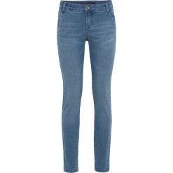 Boyfriendy damskie: Dżinsy SKINNY bonprix niebieski bleached