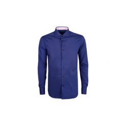 Koszule z długim rękawem Trussardi 32C10SINT. Niebieskie koszule męskie Trussardi, m, bez wzorów, bez kołnierzyka, z długim rękawem. Za 189,00 zł.