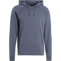 Bluzy męskie: Folk RIVET HOODIE Bluza z kapturem denim blue