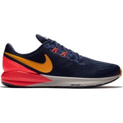 Buty Nike Air Zoom Structure 22 M Koralowo-Granatowe. Pomarańczowe buty sportowe męskie Nike, na sznurówki, do biegania. Za 349,99 zł.