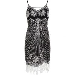 Sukienki: Frock and Frill BRAILA EMBELLISHED SEQUIN FLAPPER DRESS Sukienka koktajlowa black