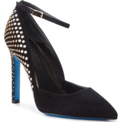 Szpilki LORIBLU - 9I I11134 IC Camoscio Nero. Czarne półbuty damskie Loriblu, z aplikacjami, ze skóry, eleganckie. W wyprzedaży za 1279,00 zł.
