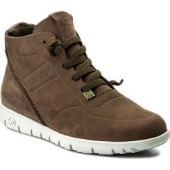 Sneakersy damskie: Sneakersy SLOW WALK – Morvi Up-W 10411W Nubuck Grey