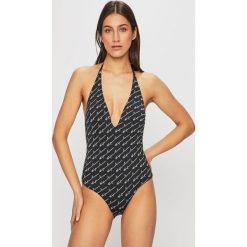 Emporio Armani - Strój kąpielowy. Czarne stroje kąpielowe damskie Emporio Armani, xs, bez wzorów, z elastanu. W wyprzedaży za 319,90 zł.
