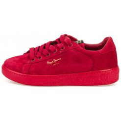 Pepe Jeans Tenisówki Damskie Roxy Bass 39 Czerwony. Czerwone tenisówki damskie Pepe Jeans, z jeansu. Za 415,00 zł.