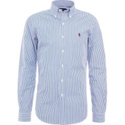 Polo Ralph Lauren SLIM FIT Koszula blue/white. Niebieskie koszule męskie slim Polo Ralph Lauren, xxl, bez wzorów, z bawełny, polo, bez rękawów. Za 459,00 zł.