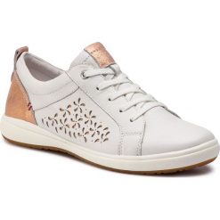Półbuty JOSEF SEIBEL - Caren 06 67706 134 001 Weiss/Kombi. Białe półbuty damskie marki Josef Seibel, na co dzień, bez wzorów, ze skóry, bez obcasa, na płaskiej podeszwie, bez zapięcia. Za 359,00 zł.