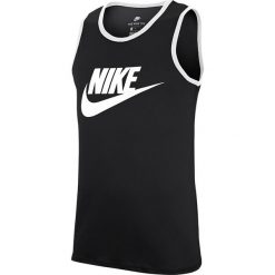 Koszulka Nike NSW Tank Ace Logo (779234-011). Czarne koszulki męskie Nike, m, z bawełny. Za 49,99 zł.
