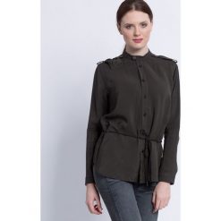 G-Star Raw - Koszula. Szare koszule damskie marki G-Star RAW, m, z poliamidu, casualowe, ze stójką, z długim rękawem. W wyprzedaży za 179,90 zł.