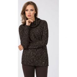 Golfy damskie: Jesienny sweter melanż