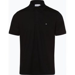 Calvin Klein - Męska koszulka polo, czarny. Czarne koszulki męskie Calvin Klein, xl, bez wzorów, z bawełny, eleganckie, polo, bez rękawów. Za 299,95 zł.