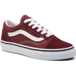 Tenisówki VANS - Old Skool VN0A4BUUV3B1 Andorra/True White. Czerwone półbuty dziewczęce Vans, na sznurówki. Za 199,00 zł.