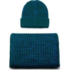 Zestaw Szalik i Czapka DIESEL - Blurry Kit Scarf 00SJFP-0WAOW-5BX Deep Teal. Niebieskie czapki zimowe damskie Diesel, z materiału. Za 539,00 zł.
