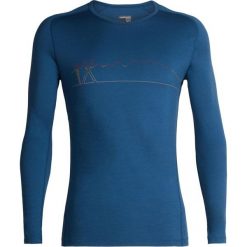 Icebreaker Koszulka Męska Z Długim Rękawem Mens 200 Oasis Deluxe Raglan Ls Crewe Single Line Ski Prussian Blue L. Niebieskie koszulki męskie termoaktywne marki Icebreaker, m, bez wzorów, z wełny, z długim rękawem. W wyprzedaży za 295,00 zł.