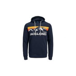 Bluzy Jack Jones 12160123 WILMER. Niebieskie bluzy męskie Jack & Jones, s, bez wzorów, bez kołnierzyka, bez rękawów, bez kaptura. Za 125,47 zł.