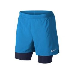 Nike M NK FLX DSTNCE KRÓTKI 5 W 2 W 1, 10 | URUCHOMIENIE | MĘŻCZYZNA | KRÓTKI - 2 W 1 | EQUATOR BLUE / OBSIDIAN | M. Niebieskie spodenki i szorty męskie Nike, m, bez wzorów, krótkie. Za 251,99 zł.