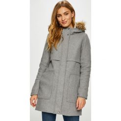 Only - Płaszcz. Szare kurtki damskie ONLY, s, bez wzorów, z poliesteru. W wyprzedaży za 329,90 zł.