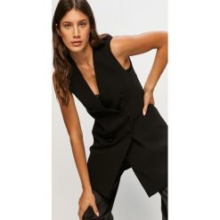Answear Lab - Kamizelka. Czarne kamizelki damskie Answear Lab, s, bez wzorów, z poliesteru. Za 219,90 zł.