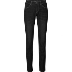 Dżinsy ze stretchem STRAIGHT bonprix czarny. Czarne jeansy damskie bonprix. Za 109,99 zł.