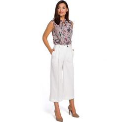 Spodnie cullotes - ecru. Spodnie damskie Style, s, z elastanu. W wyprzedaży za 149,00 zł.