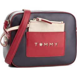 Torebka TOMMY HILFIGER - Iconic Camera Bag Leather Cb AW0AW04658 901. Niebieskie listonoszki damskie marki TOMMY HILFIGER. W wyprzedaży za 409,00 zł.