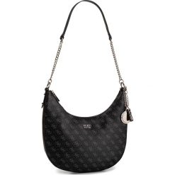 Torebka GUESS - Aline HWSG74 37020 COAL. Czarne torebki klasyczne damskie Guess, z aplikacjami, ze skóry ekologicznej, klasyczne, bez dodatków. Za 599,00 zł.