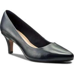 Creepersy damskie: Półbuty CLARKS - Isidora Faye 261309324 Navy Leather