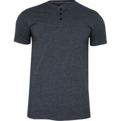 Ciemny Niebieski T-shirt Męski, Krótki Rękaw -Just Yuppi- Koszulka, z Guzikami, Melanż TSJTYUP10014kol7nieb. Niebieskie koszulki męskie Just Yuppi, m, bez wzorów, z tkaniny, casualowe, bez kołnierzyka, z krótkim rękawem, krótkie. Za 65,00 zł.