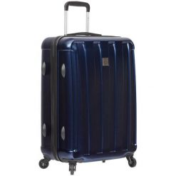 Sirocco walizka T-1162/3-L, niebieska. Niebieskie walizki Sirocco, bez wzorów, sportowe. Za 399,00 zł.