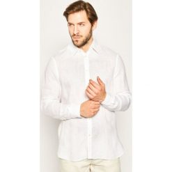 Koszula Trussardi Jeans 52C00139. Białe koszule męskie Trussardi Jeans, m, bez wzorów, ze lnu, casualowe, bez kołnierzyka, bez rękawów. W wyprzedaży za 439,00 zł.