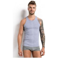 T-shirty męskie: Esotiq & henderson Koszulka Męska 1480 Szary r. M