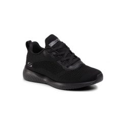Skechers BOBS 32504 BBK. Czarne buty sportowe damskie Skechers, z materiału, sportowe. Za 229,99 zł.
