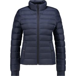 Hollister Co. DOWN PUFFER Kurtka puchowa navy. Niebieskie kurtki damskie marki Hollister Co., s, bez wzorów, z nylonu, bez kaptura. Za 359,00 zł.