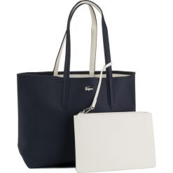 Torebka LACOSTE - Shopping Bag NF2142AA Dark Sapphire Marshmallow C93. Brązowe torebki klasyczne damskie Lacoste, bez wzorów, ze skóry ekologicznej, klasyczne, bez dodatków. W wyprzedaży za 439,00 zł.