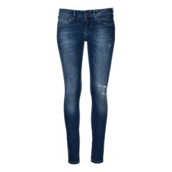 Pepe Jeans Jeansy Damskie Pixie 31/30 Niebieski. Niebieskie jeansy damskie marki Pepe Jeans, z jeansu. W wyprzedaży za 335,00 zł.