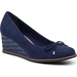Espadryle CLARA BARSON - LS5158-03 Cobalt Blue. Niebieskie espadryle damskie Clara Barson, na co dzień, bez wzorów, ze skóry ekologicznej, bez obcasa, na koturnie, bez zapięcia. Za 89,99 zł.