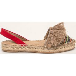Corina - Espadryle. Espadryle damskie Corina, bez wzorów, z materiału, bez obcasa, na obcasie. W wyprzedaży za 129,90 zł.