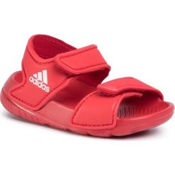 Sandały adidas - Altaswim I EG2139 Scare/Ftwwht/Crarle. Czerwone sandały dziewczęce Adidas, z tworzywa sztucznego, bez zapięcia. Za 89,00 zł.