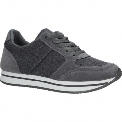 Szare buty sportowe sznurowane Casu HR61225. Szare buty sportowe damskie Casu. Za 39,99 zł.