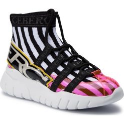 Sneakersy ICEBERG - Otter 19EID1507A Rosa Fl. Białe półbuty damskie Iceberg, bez wzorów, z tworzywa sztucznego, bez obcasa, na płaskiej podeszwie, bez zapięcia. Za 1779,00 zł.