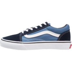 Vans OLD SKOOL Tenisówki i Trampki navy/true white. Niebieskie trampki chłopięce marki Vans, z materiału. Za 199,00 zł.