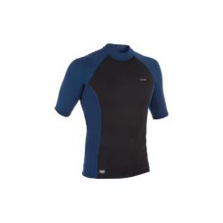 TOP UV krótki rękaw surfing z neoprenu termiczny męski. Czarne buty sportowe męskie marki OLAIAN, s, bez wzorów, z elastanu, sportowe, bez kołnierzyka, z krótkim rękawem, krótkie. Za 69,99 zł.