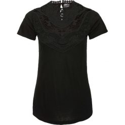 T-shirt bonprix czarny. Czarne t-shirty damskie bonprix, z dżerseju. Za 74,99 zł.