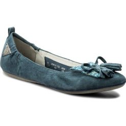 Baleriny damskie lakierowane: Baleriny BUGATTI - J0678-3G-455 Jeans